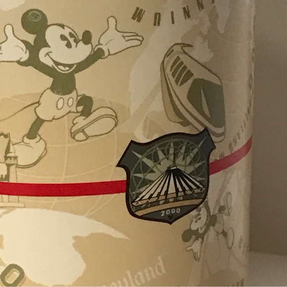 Disneyland Mickey Mouse 2000 Millennium Coffee Tea Soup Mug 16oz Ceramic - Picture 5 of 12